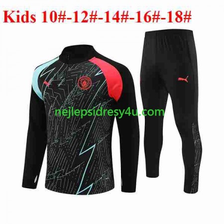 Tréninkový Mikina Soupravy Manchester City Camouflage Dětské 2023/24